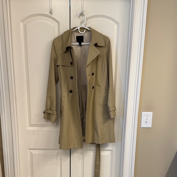 J. Crew Tan Double-Breasted Trench Coat - Picture 4 of 5